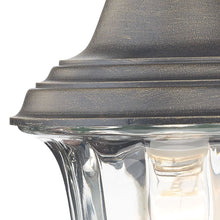 Load image into Gallery viewer, Aldgate Wall Light Outdoor Black Gold IP44