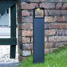 Load image into Gallery viewer, Malone Outdoor Post With Square Light Matt Grey IP65 LED