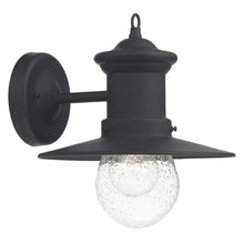 Load image into Gallery viewer, Sedgewick Outdoor Wall Light Black Glass IP44