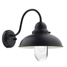Load image into Gallery viewer, Dynamo Outdoor Wall Light Matt Black Glass IP44
