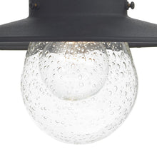 Load image into Gallery viewer, Sedgewick Outdoor Wall Light Black Glass IP44
