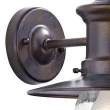 Load image into Gallery viewer, Sedgewick Outdoor Wall Light Bronze Glass IP44
